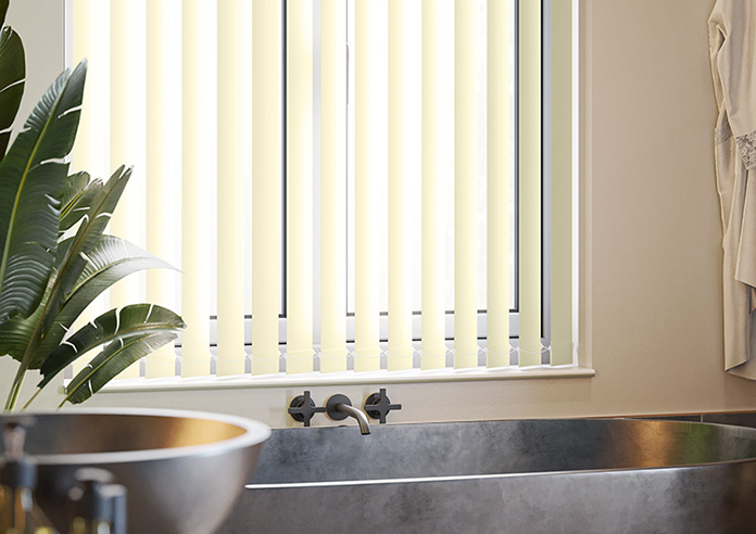 Palermo (Blackout), Cream - Vertical Blind - Image 5